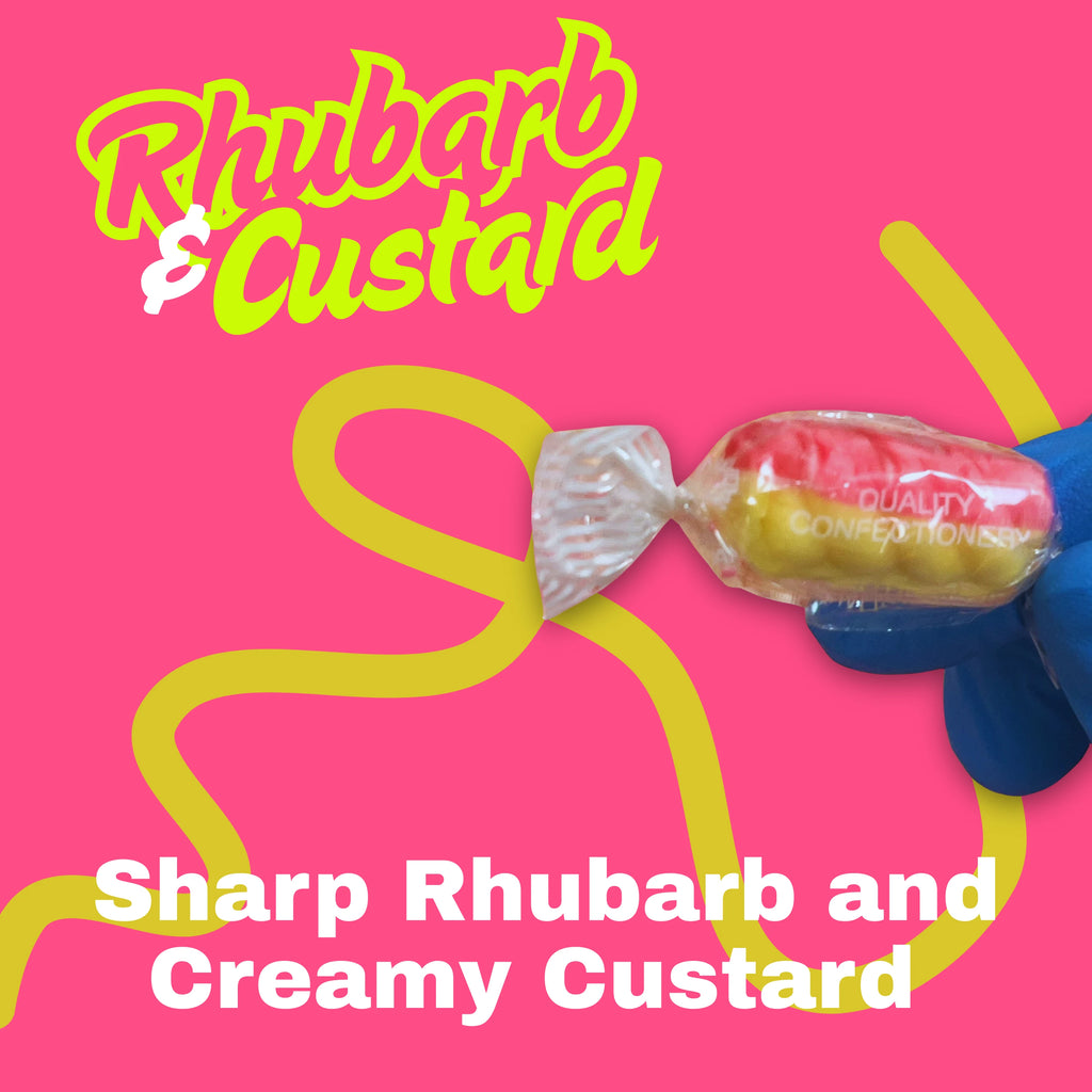 Rhubarb and Custard Hard Boiled Sweets