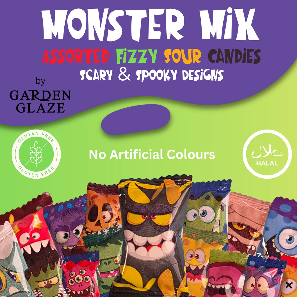 Assorted Fizzy Sour Hard Boiled Sweets