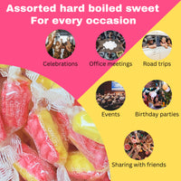 Rhubarb and Custard Hard Boiled Sweets