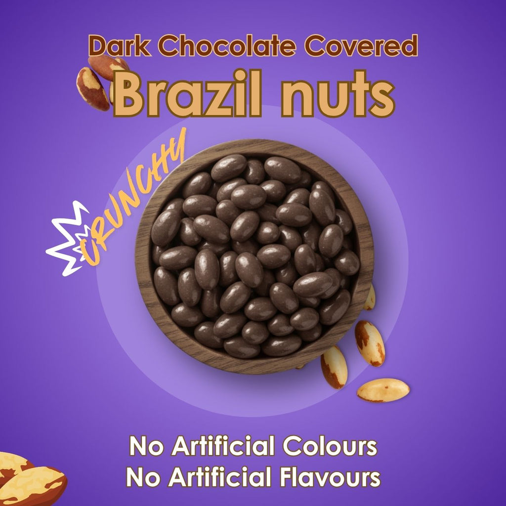 Dark Chocolate Covered Brazil Nuts