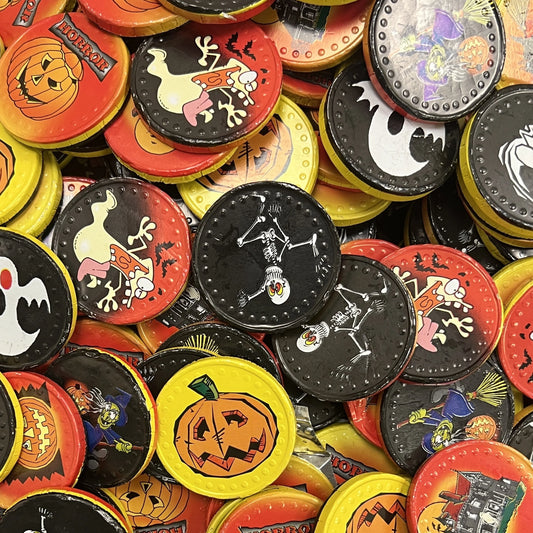 Halloween Theme Foiled Milk Chocolate Coins