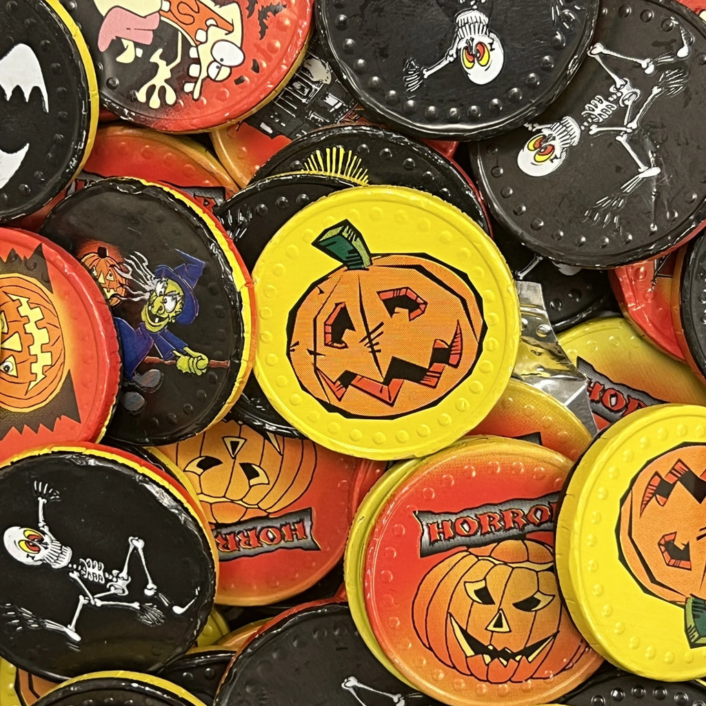Halloween Theme Foiled Milk Chocolate Coins