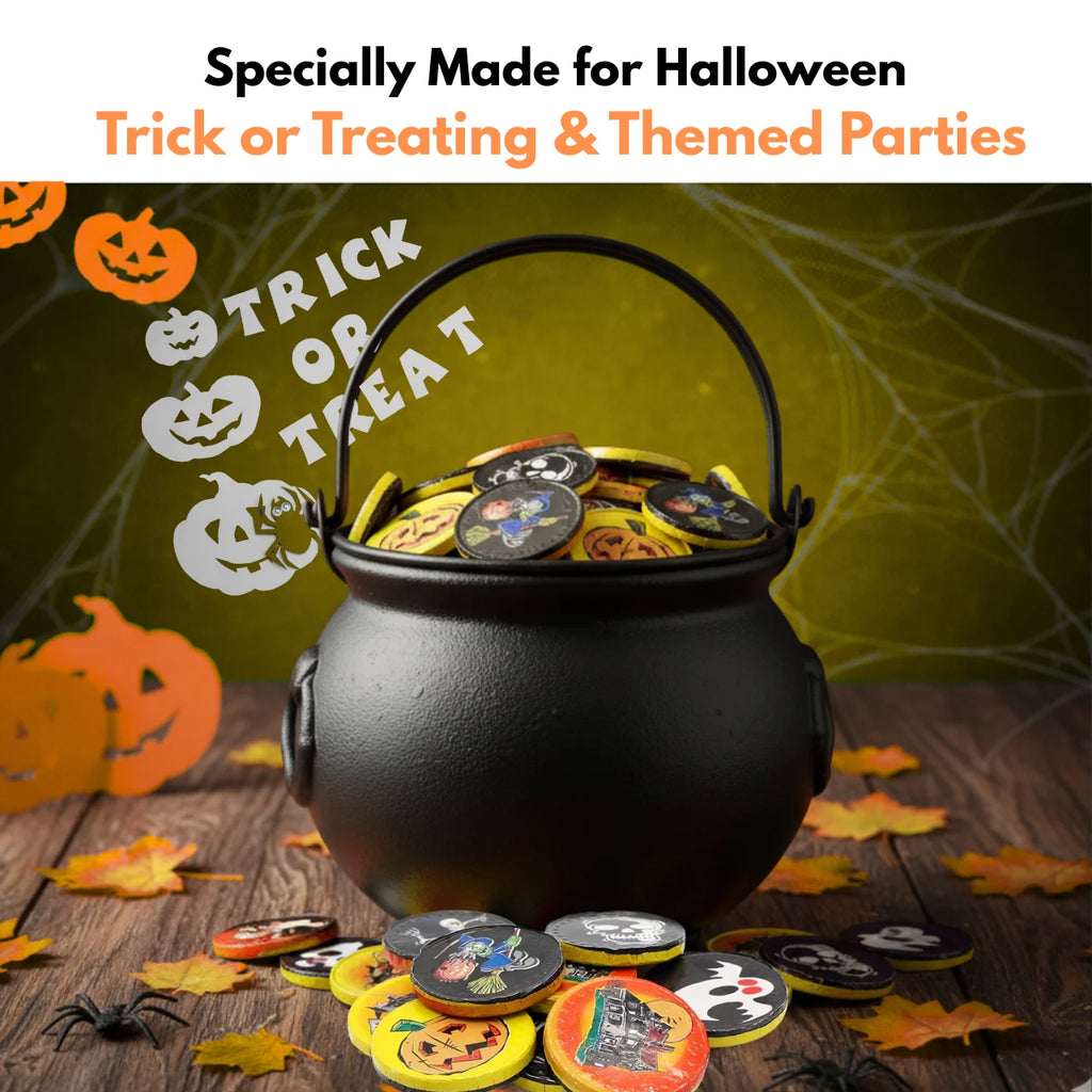 Halloween Theme Foiled Milk Chocolate Coins