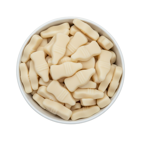 Milk Bottles (Non Dusted) : Classic Retro Sweets