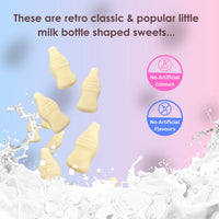 Milk Bottles (Non Dusted) : Classic Retro Sweets