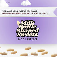 Milk Bottles (Non Dusted) : Classic Retro Sweets
