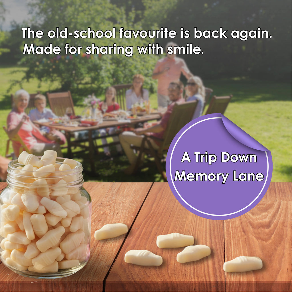 Milk Bottles (Non Dusted) : Classic Retro Sweets