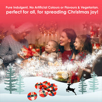 Santa Belt Theme Foiled Solid Milk Chocolate Coins