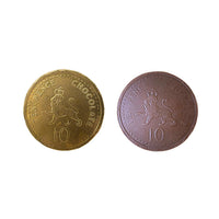 Gold Foiled Large Milk Chocolate Coins